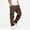 Brown, variant on Qunyiney Beige Sweatpants for Boys Open Bottom Cotton Athletic Cargo Pants Loose Fit Elastic Waist with Pockets for School and Play Drawstring Sweatpants Size 5-6years