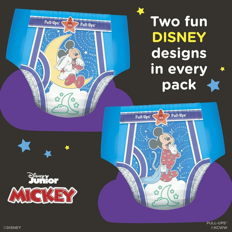Pull-Ups Girls' Night-Time Potty Training Pants, 2T-3T (16-34 lbs), 21 Ct, Diapers & Training Pants