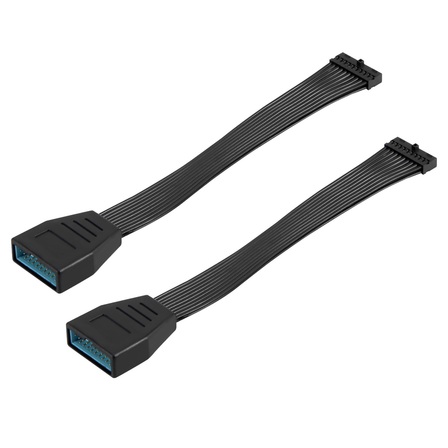 timeren Virkelig galleri 2Pcs Small Mini USB 3.0 19/20Pin Internal Extension Header Adapter Cable USB  20Pin Extension Cable for Motherboard 15Cm - Walmart.com