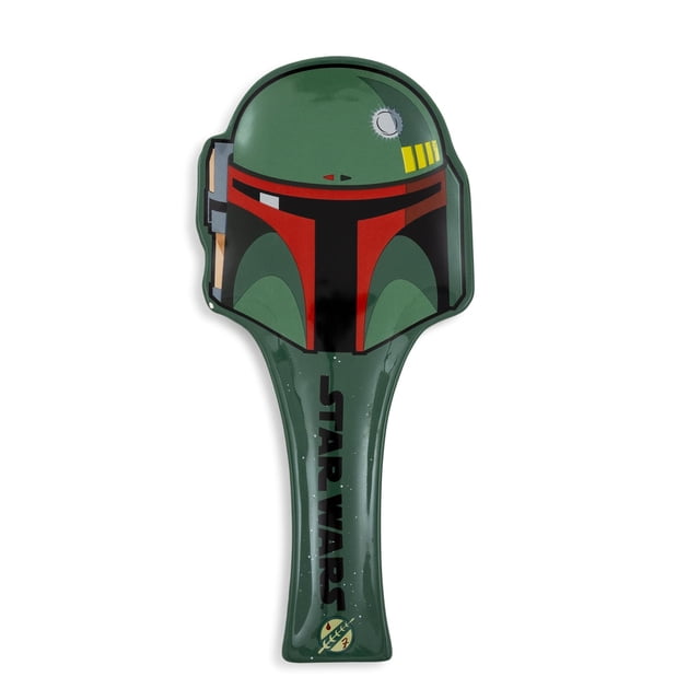 Soporte para cucharas de cerámica Boba Fett de Buffalo Star Wars, color plateado