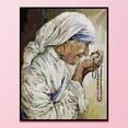 thumbnail image 2 of Cuadros Decorativos 14CT Punto de cruz completo Pobre Santo - Madre Teresa Estampado DIY Costura hecha a mano JShteea Nuevos Originales, 2 of 9