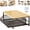 Standard-C, variant on Kitchen Countertop Organizer with Drawer & Wire Basket, 2-Tier Metal Pull-Out Storage Rack, Space-Saving Small Microwave Countertop for Coffee Maker/Seasoning Bottle/Kitchenware (Standard-B)