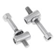 thumbnail image 2 of 2 Pcs de Tuercas de Sujetación para Tubo de Asiento de Bicicletas Repuesto para Reparación de Bicicletas de Montaña Titanio Color M5x35 DYNWAVEMX Tornillo del poste del asiento del titanio, 2 of 7
