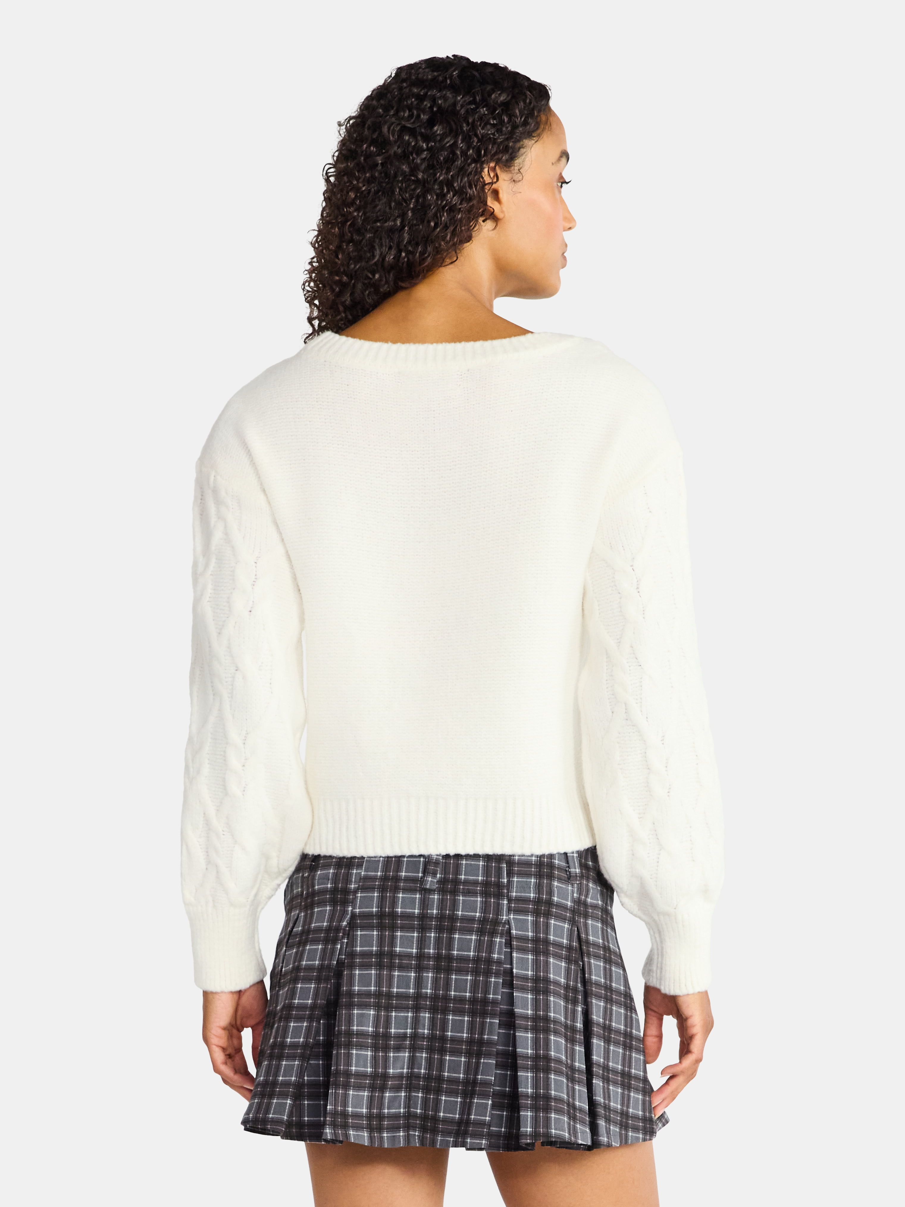 Madden NYC Women's Slouchy Sweater, Midweight, Sizes XXS-XXL