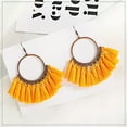 thumbnail image 2 of HOOUN 1 Pair Boho Tassel Ethnic Earring Bohemian Hook Drop Dangle Jewelry for Women-Style-7, 2 of 7
