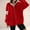Red, variant on Fall Jacket Sevevn Women's Zip Up Jacket Bow Tie Long Sleeved Loose Hooded Sweatshirt