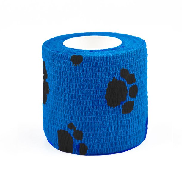 First Aid Bandage,5cmx4.5m Self Stick Adhesive Tape Roll, Elastic & Breathable First Aid Bandage