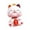 Style C, variant on Resin Lucky Cat Figurine Ornament Art Decorative Creative Craft Animal Sculpture Kitten Statue for Desktop Present Festival Bedroom Cabinet Style B