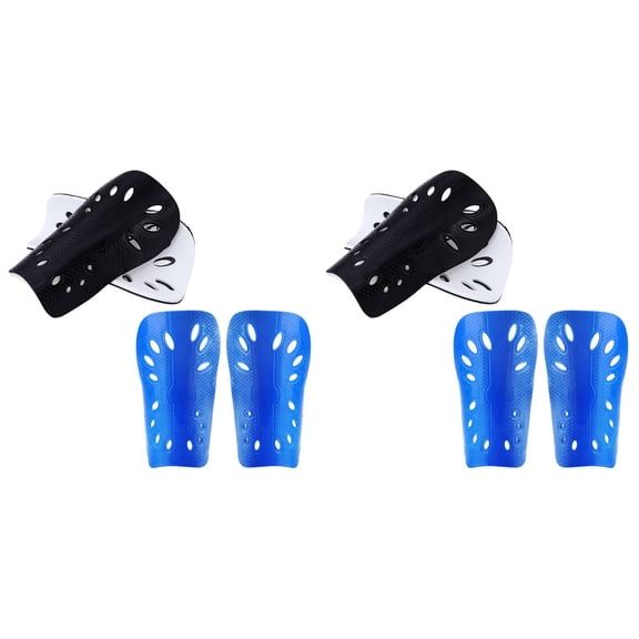 4 Pairs Kids Soccer Shin Guards for Boys and Girls, Breathable Child Protective Gear for Youth Football