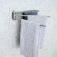 thumbnail image 3 of Better Houseware 2490 Stainless Steel 3-Arm Towel Bar, 3 of 3