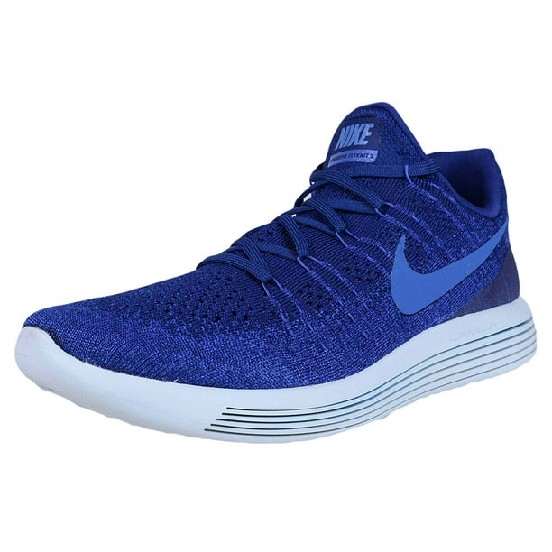 Nike Lunarepic Low Flyknit Shoe, Royal Blue/Medium Blue, 14 - Walmart.com