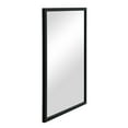 Mainstays 23X29 Black Finish Rectangular Wall Mirror