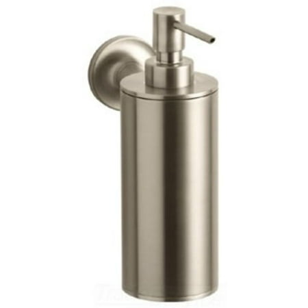 Kohler K-14380-BV Brushed Bronze Purist Wallmount Soap Dispenser