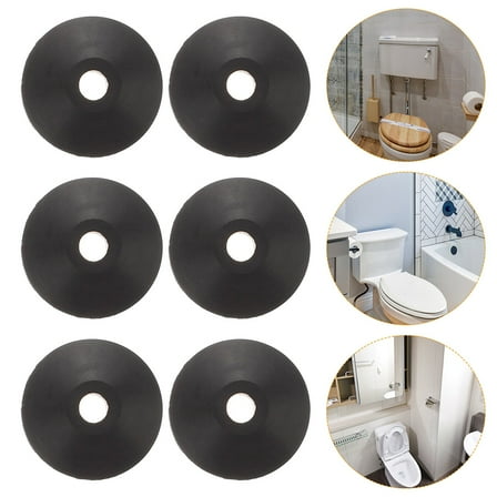 UPKOCH Conical Rubber Washers Black 10Pcs 1.1In