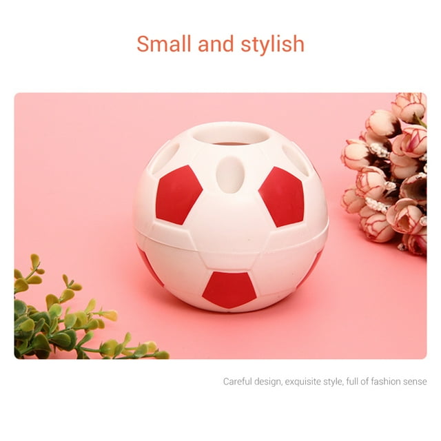 Organizador de oficina, portalápices multifunción con diseño de fútbol, portalápices con diseño de fútbol, contenedor para bolígrafos, diseño de última generación