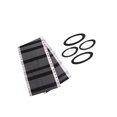 thumbnail image 1 of Langgg recliner Replacement Fabric Waterproof Replacement Fabric for Lawn Back Yard Black Grey + Rope, 1 of 8