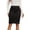 Black, variant on Yungyresw Women's High Waisted Pencil Skirts Knee Length Solid Bodycon Mini Skirts Fall Winter Business Office Elegant Outfits Deep Green L