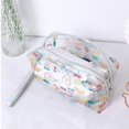 thumbnail image 2 of Bolsa de maquillaje transparente con estampado de frutas y mariposas para mujer, bolsas de almacenamiento de lavado de moda, bolsa de cosméticos de PVC LIUWENJING unisex, 2 of 2
