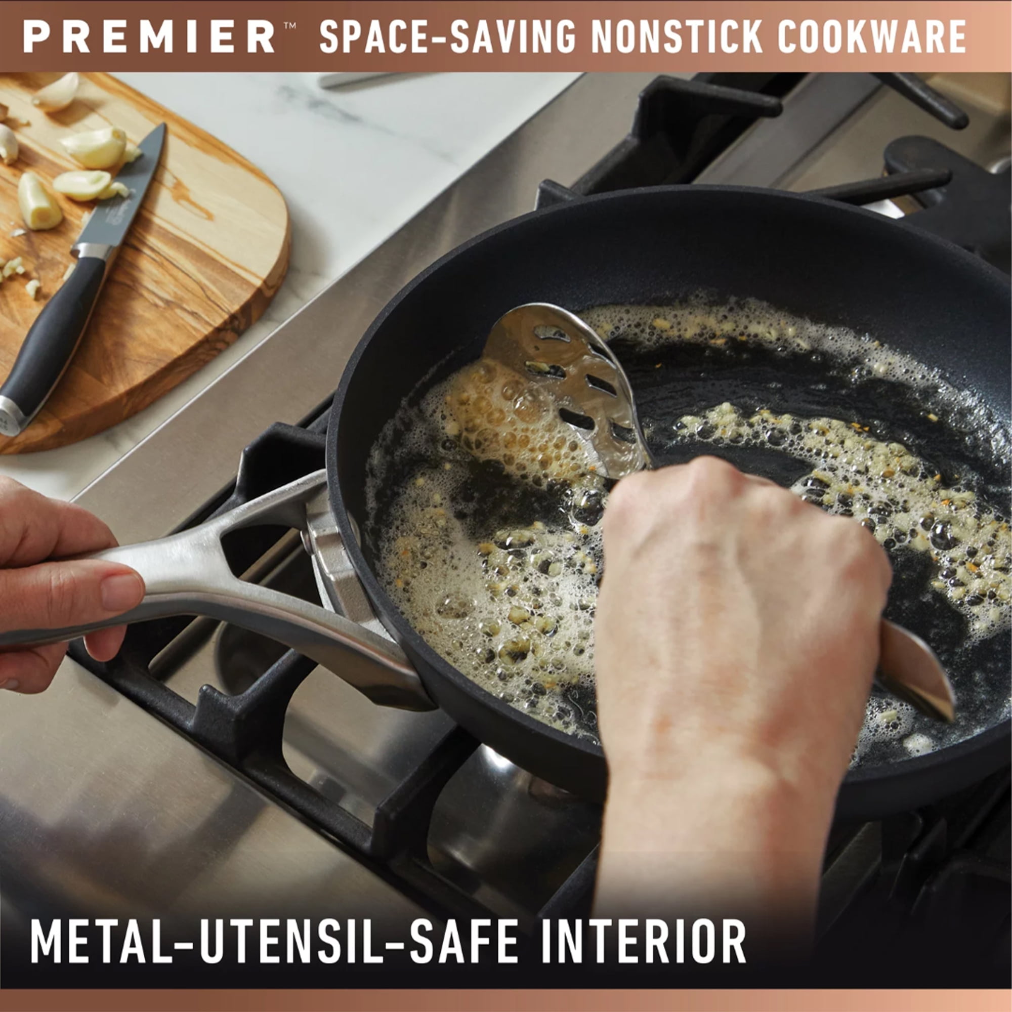 Calphalon Premier Space Saving 8 Qt Hard Anodized Nonstick Multi-Pot w/ Lid