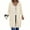 Beige, variant on GaThRRgYP Lightweight Winter Outerwear Jacket Ladies Autumn,Women's Casual Loose Solid Color Pocket Long Sleeved Double Zipper Hooded Sweatshirt Top Coffee S