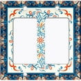 thumbnail image 6 of Metal Light Switch Plate Cover Colorful Flower Heart Mandala Tile Pattern TIL036, 6 of 13
