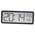 thumbnail image 4 of DOLITY Digital Wall Clock Desktop Clock Multipurpose Large Display Temperature Display Humidity Display for Classroom Office Bedroom Black, 4 of 9
