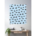 thumbnail image 2 of Cute Pandas On Blue Poster Wall Art, Modern Wall Decor For Living Room Bedroom, 16x24 UNFRAMED, 2 of 3