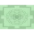 thumbnail image 1 of Ahgly Company Indoor Rectangle Patterned Mint Green Area Rugs, 2' x 3', 1 of 6