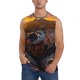 thumbnail image 1 of Fotbe Lizard With Sunglasses Sunset Men's Camiseta sin Mangas Estampada para Hombres, Playera Casual para Gimnasio, Entrenamiento, Playa-X-Large, 1 of 7