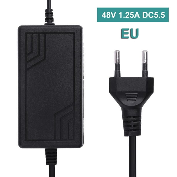 Adaptador Adaptador de fuente de alimentación 48V 1.25A DC5.5x2.1 para conmutador POE 360POE TP-link (UE)