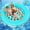 Mint Green, variant on 2-Person Pool Floats Adult Heavy Duty, 75"X75" Inflatable Pool Mats with Cup Holders, Detachable Headrest, for Backyard, Water Party, Pool, Lake, Beach, Outdoor