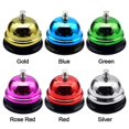 thumbnail image 5 of Hotel Multi-color Summoning Bell Kitchen Call Bell Desk Dining Bell Table Counter Reception Festival Bells SILVER, 5 of 8