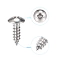 thumbnail image 3 of Unique Bargains #6 x 3/8' 304 Stainless Steel Phillips Head Self Tapping Screws 100 Pack, 3 of 4