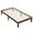 Brown, variant on Hassch Wood Bed Frame, Twin Size Platform Bed, No Box Spring Needed, Easy Assembly, Natural
