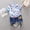 Blue#F, variant on JCCXIN 1-4Years Baby Boys Clothes Sets Cartoon T-shirt Tops Shorts Summer Outfit Sets Versatile Dailywear
