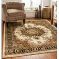 thumbnail image 1 of Well Woven Medallion Oriental Persian Area Rug Red Ivory, 1 of 6