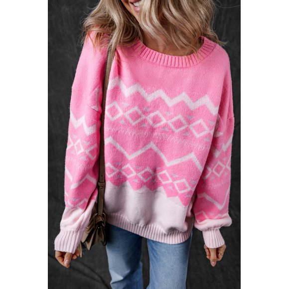 a.Jesdani Versatile Aztec Sweater - Layering Star for Women's Wardrobe!