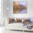 thumbnail image 2 of Designart Singapore Financial District Island - Cityscape Throw Pillow - 16x16, 2 of 4