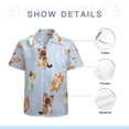 thumbnail image 7 of High Quality Hawaiian Shirts for Men Short Sleeve Aloha Beach Shirt Floral Summer Casual Button Down Shirts Blouses JUUI5Q, 7 of 7