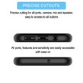 thumbnail image 5 of Samsung Galaxy A50 Case, Takfox Galaxy A50 Cover with [Tempered Glass Screen Protector] Shockproof Plastic TPU Slim Crystal Clear Hard Case Transparent Full Body Sturdy Bumper Phone Case - Black, 5 of 7
