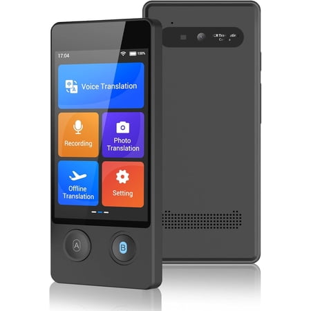 Language Translator Device 2024 Instant Two-Way Language Translator 144 Languages Supported Online/Offline/AI/Voice/Photo Translation Portable Translator Device for Business Learning Travel