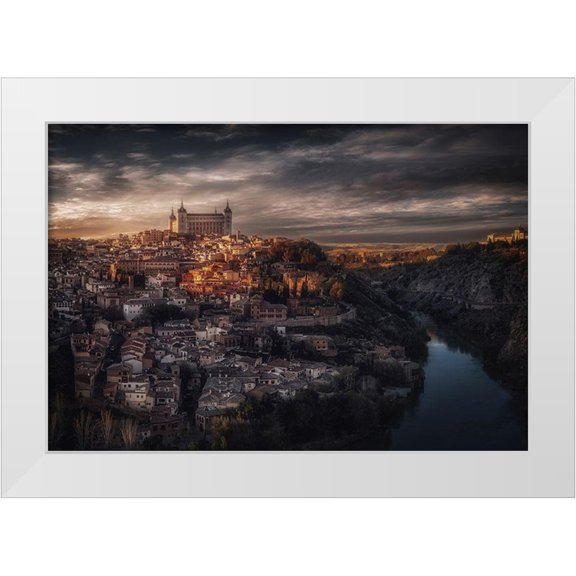 Cuomo, Massimo 14x11 White Modern Wood Framed Museum Art Print Titled - Toledo.