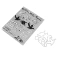thumbnail image 2 of Die Cuts, Small Compact Durable Reusable Clear Stamps Decorative Attractive Safe Healthy  For Photo Albums For Gift For Holiday Cards, 2 of 8