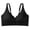 Black, variant on Sngxgn Bra for Women - V Neck Low Impact Wireless Sports Bra Yoga Padded Workout Bra(Beige,XXL)