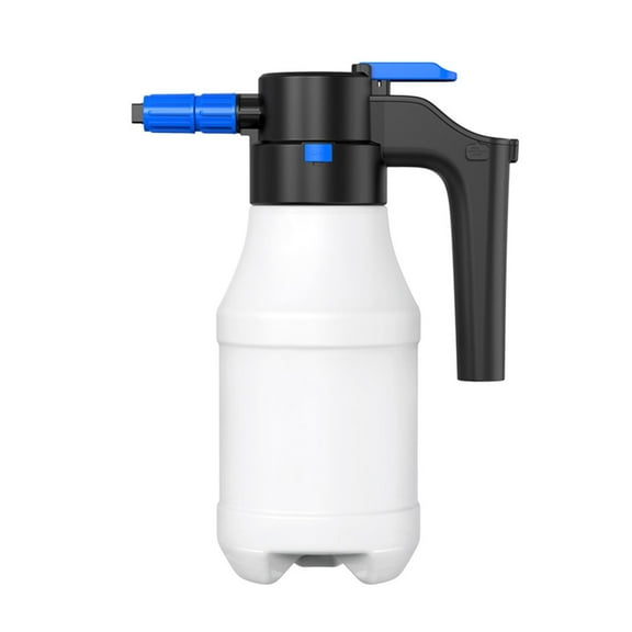 Pulverizador de espuma eléctrico de 1,5 l, regadera de mano recargable, bomba inalámbrica, pulverizador de espuma para lavar detalles del hogar