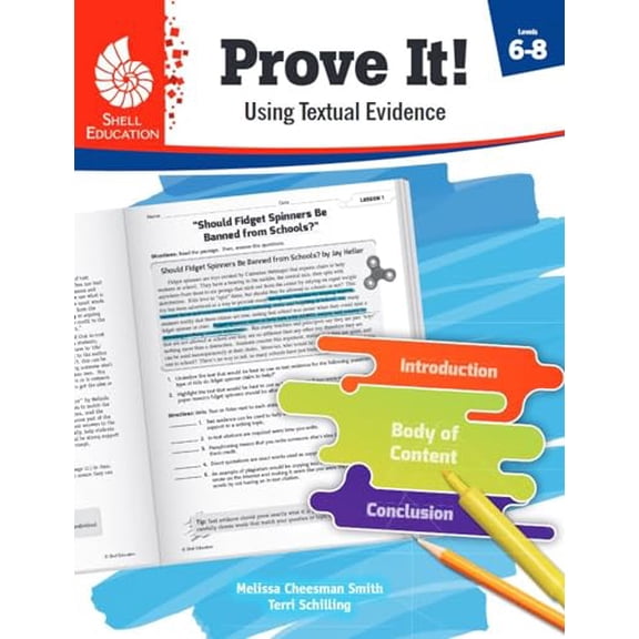 Pre-Owned Prove It! Using Textual Evidence, Levels 6-8, 9781425817015, 1425817017, Paperback, First Edition edition