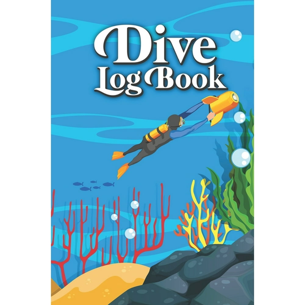 Dive Log Book Scuba Diving Logbook for Beginner, 100 Pages in 6" x 9