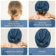 thumbnail image 3 of Guardurnaity Gorro para dormir para protección del cabello, amplio espacio y banda elástica, gorro para dormir, gorro de satén Sombreros Negro, 3 of 6