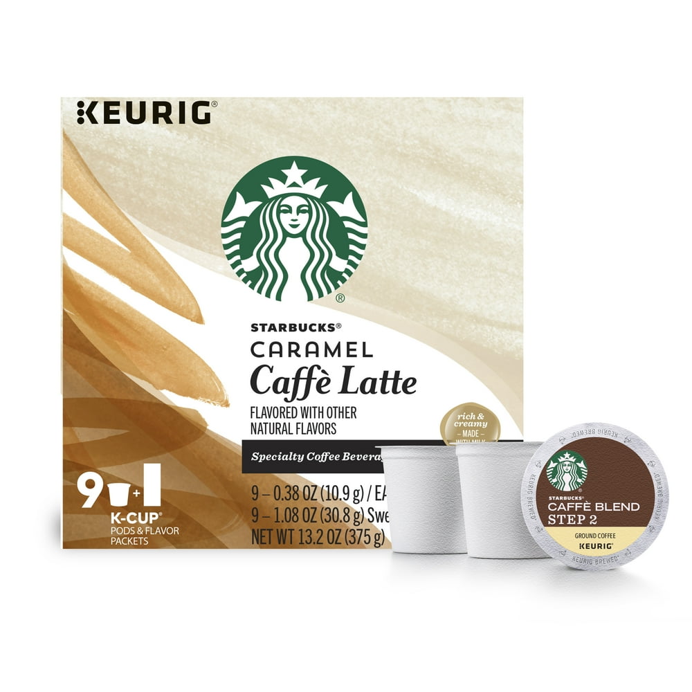 Starbucks Medium Roast KCup Coffee Pods — Caramel Caffè Latte for