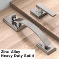 thumbnail image 2 of Front Door Lock Set Gold Front Door Handle and Deadbolt Set Adjustable .in Gold Heavy Exterior Entry Handle Reversible, 2 of 7